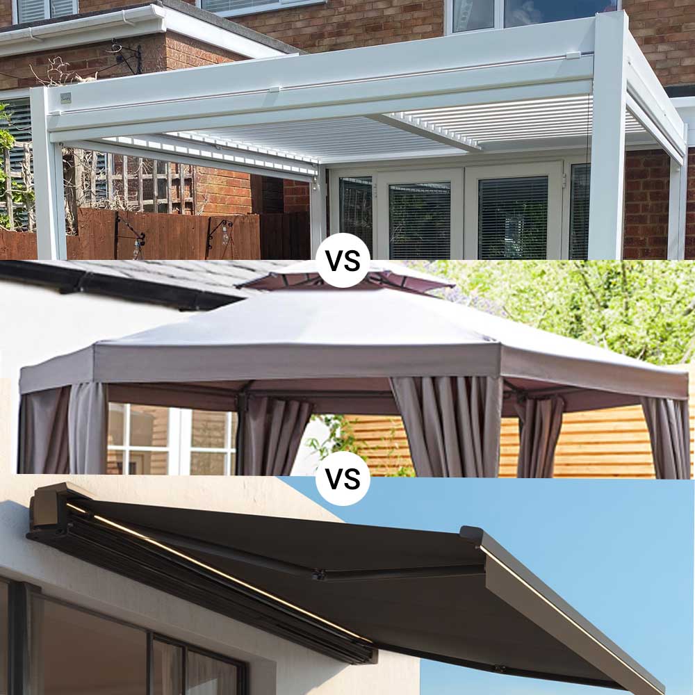 Pergola vs Other Garden Structures: Why a Sunopy Garden Pergola in the UK is the Smartest Choice