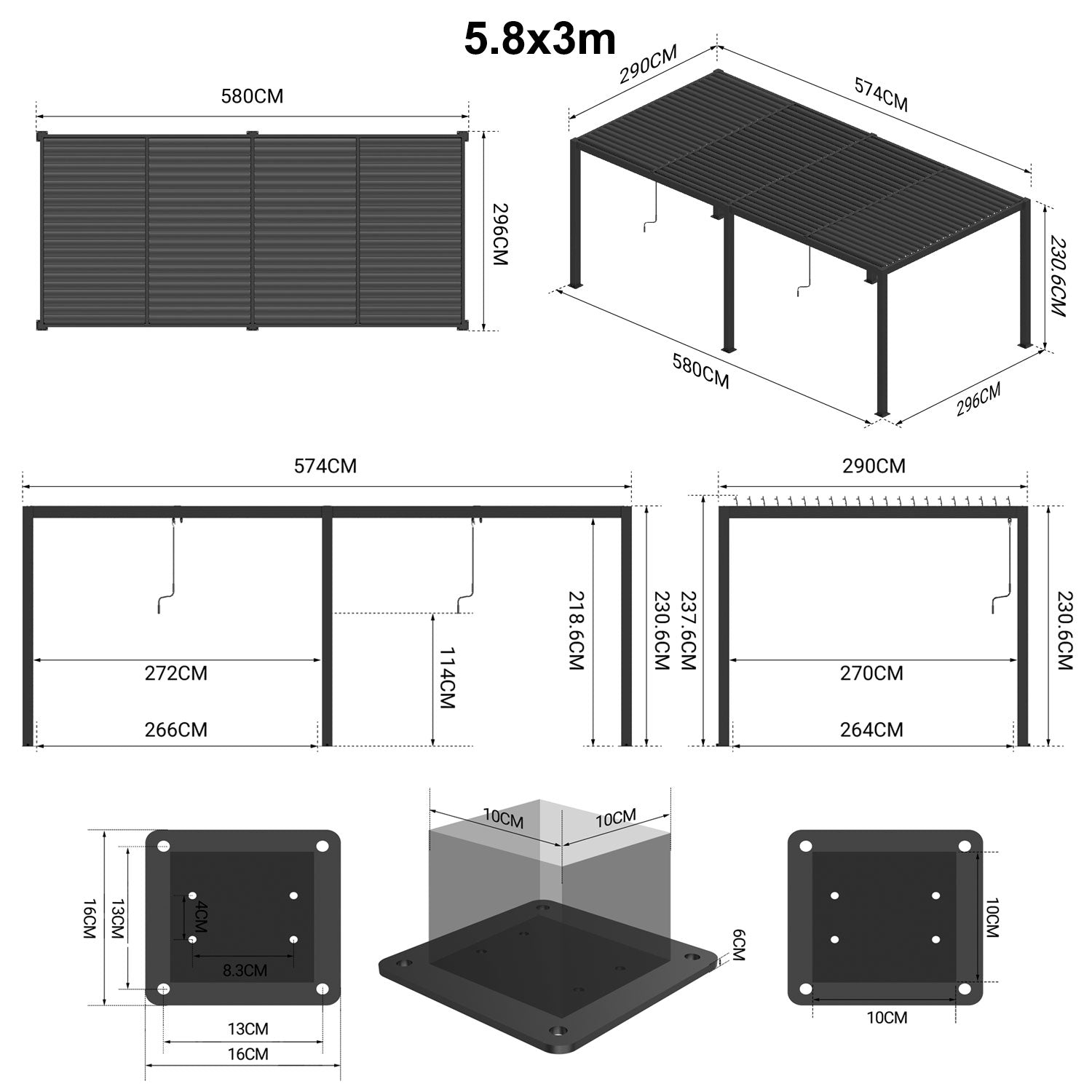 #colour_matte black, matte white #size_5.8m x 3m