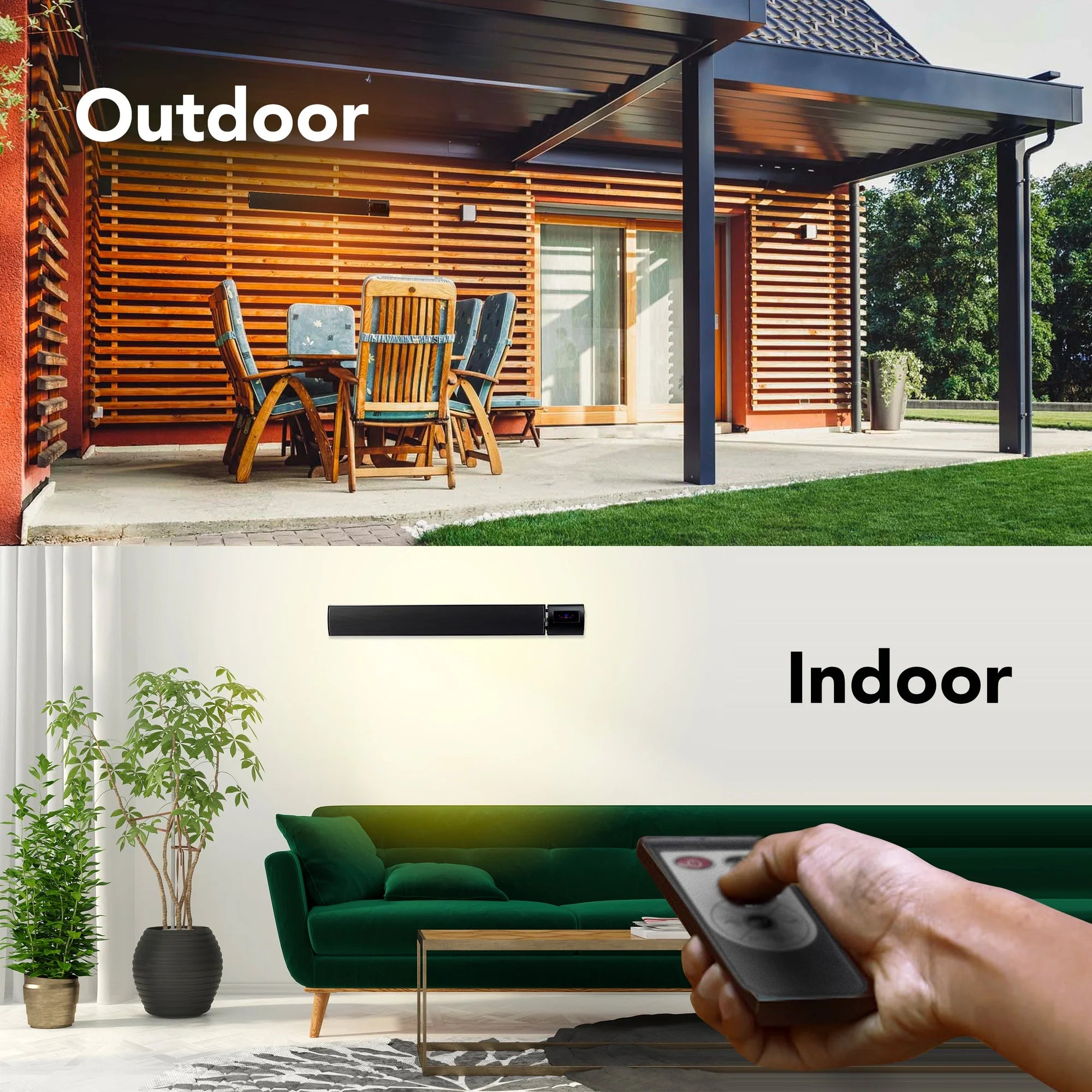 1.8W Indoor and Outdoor Wi-Fi Radiant Heater