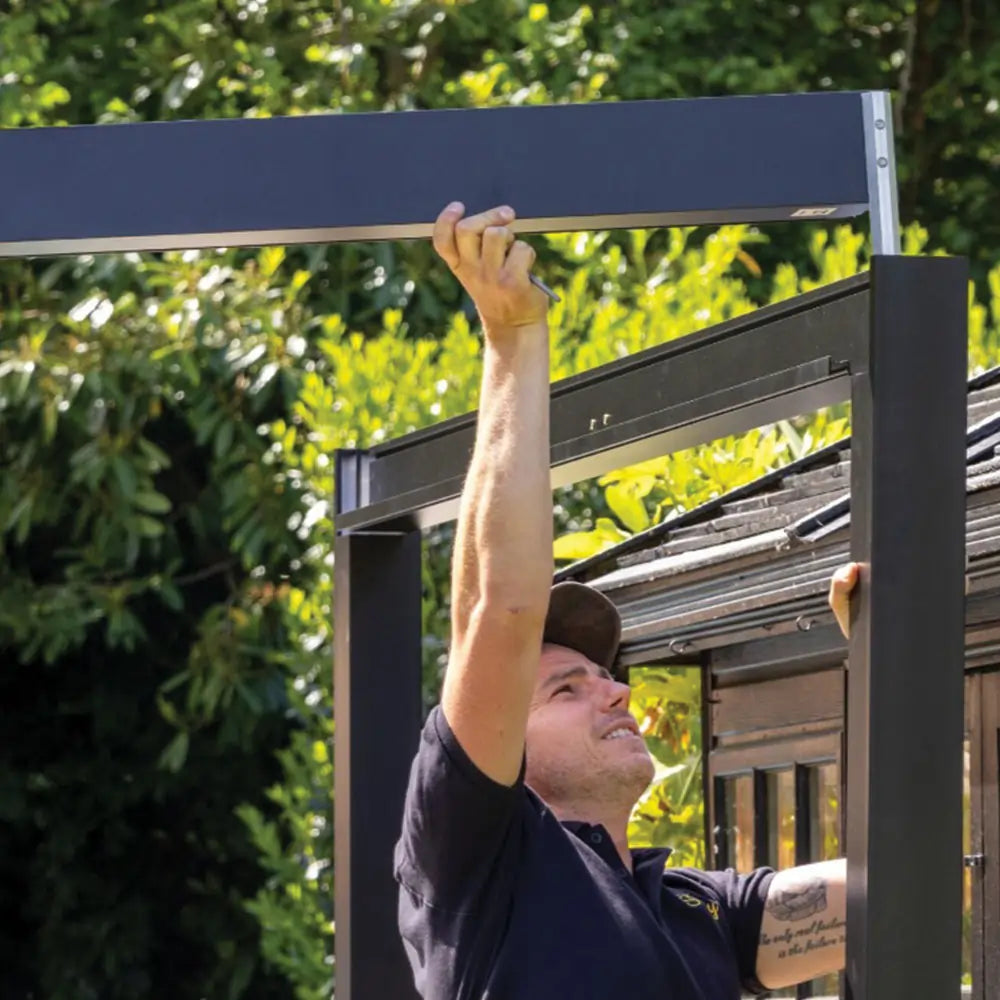 Premium Assembly Service 2.5m to 3m Pergola Bolt Down on Standard Patio