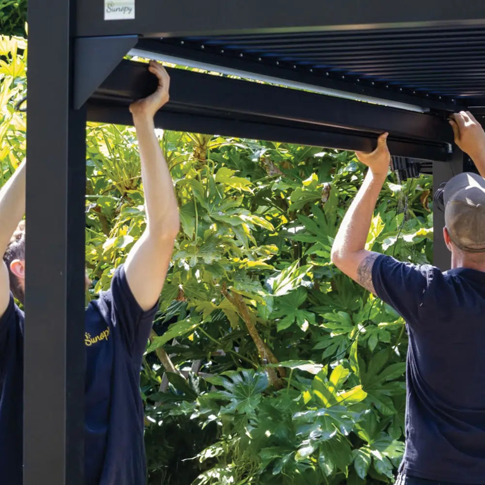 Premium Assembly Service for 2.5m to 3m Pergola with Bolt Down